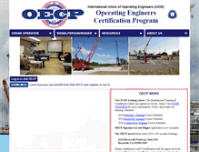Tablet Screenshot of oecp.org